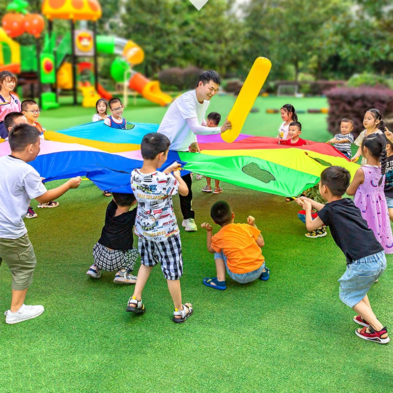 لعبة قفز المظلات قوس قزح متعدد - مراجعة Limbo Game Set وسعره
