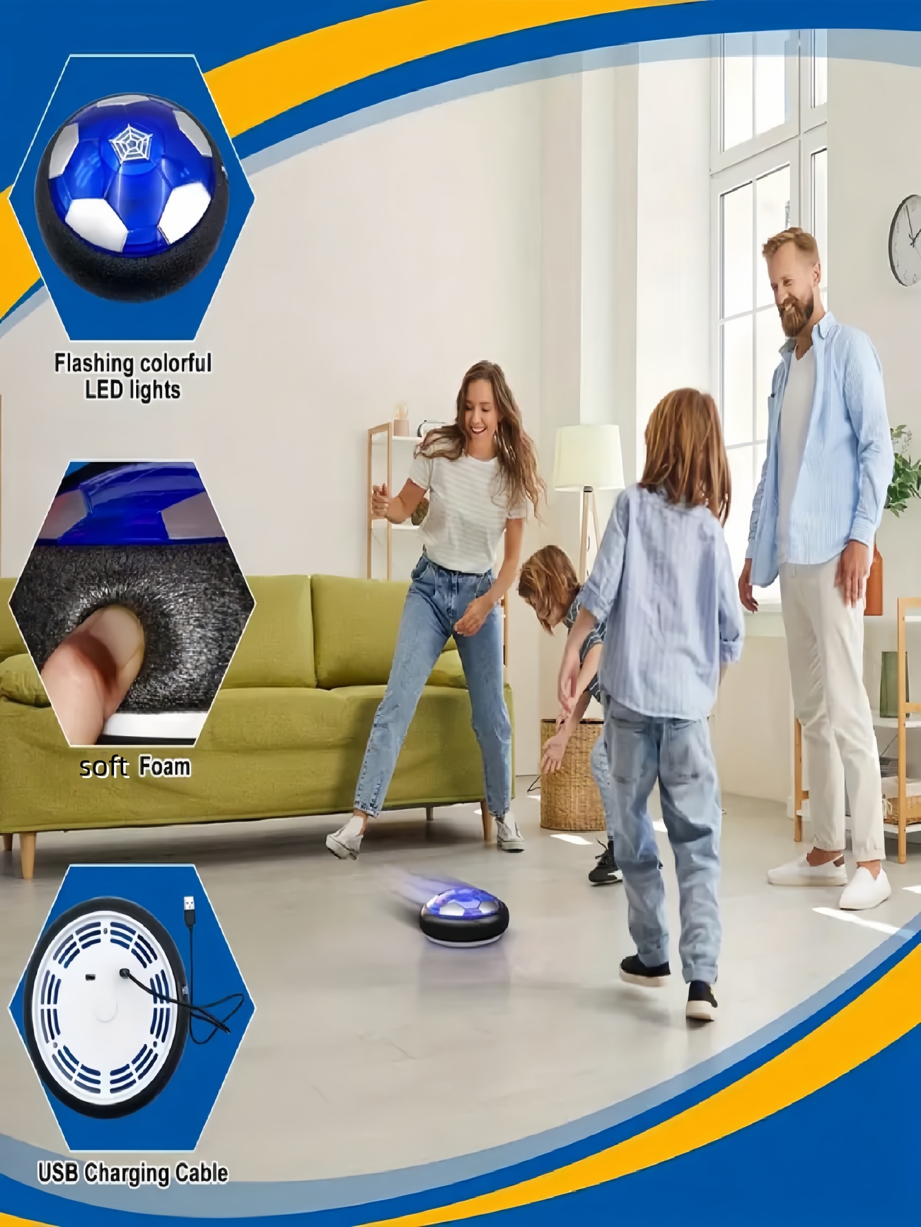كرة قدم عائمة، عبوة واحدة - لع - مراجعة Party Games Indoor وسعره