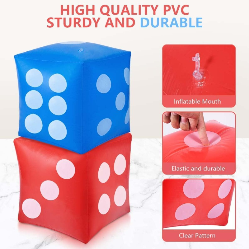 مكعب أرقام عملاق قابل للنفخ من - مراجعة Party Games Gamecube وسعره