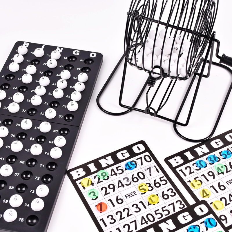بينغو اليانصيب آلة الصلب البنغ - مراجعة Party Games Large Groups وسعره